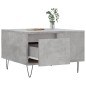 vidaXL Mesa de centro madera contrachapada gris hormigón 55x55x36,5 cm vidaXL Mesa de centro madera contrachapada gris hormigón 55x55x36,5 cm