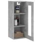 vidaXL Armario de pared gris hormigón 34,5x34x90 cm vidaXL Armario de pared gris hormigón 34,5x34x90 cm