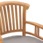 vidaXL Juego de comedor de jardín 7 piezas teca maciza y cojines vidaXL Juego de comedor de jardín 7 piezas teca maciza y cojines