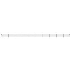 vidaXL Cerca de alambre de acero galvanizado gris antracita 1,1x25 m