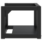 vidaXL Estructura de lavabo suspendido hierro negro 40x38x31 cm vidaXL Estructura de lavabo suspendido hierro negro 40x38x31 cm