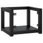 vidaXL Estructura de lavabo suspendido hierro negro 40x38x31 cm vidaXL Estructura de lavabo suspendido hierro negro 40x38x31 cm