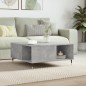 vidaXL Mesa de centro madera contrachapada gris hormigón 80x80x36,5 cm vidaXL Mesa de centro madera contrachapada gris hormigón 80x80x36,5 cm