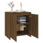vidaXL Aparador de madera contrachapada marrón roble 70x41x75 cm vidaXL Aparador de madera contrachapada marrón roble 70x41x75 cm