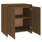 vidaXL Aparador de madera contrachapada marrón roble 70x41x75 cm vidaXL Aparador de madera contrachapada marrón roble 70x41x75 cm