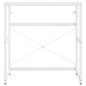 vidaXL Estructura de lavabo de hierro blanco 79x38x83 cm vidaXL Estructura de lavabo de hierro blanco 79x38x83 cm