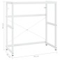 vidaXL Estructura de lavabo de hierro blanco 79x38x83 cm vidaXL Estructura de lavabo de hierro blanco 79x38x83 cm