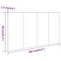 vidaXL Cabecero de cama madera contrachapada roble marrón 160x1,5x80cm vidaXL Cabecero de cama madera contrachapada roble marrón 160x1,5x80cm