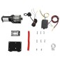 vidaXL Cabrestante eléctrico placa montaje guía de rodillo 12V 1360KG vidaXL Cabrestante eléctrico placa montaje guía de rodillo 12V 1360KG