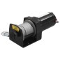 vidaXL Cabrestante eléctrico placa montaje guía de rodillo 12V 1360KG vidaXL Cabrestante eléctrico placa montaje guía de rodillo 12V 1360KG