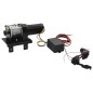 vidaXL Cabrestante eléctrico placa montaje guía de rodillo 12V 1360KG vidaXL Cabrestante eléctrico placa montaje guía de rodillo 12V 1360KG