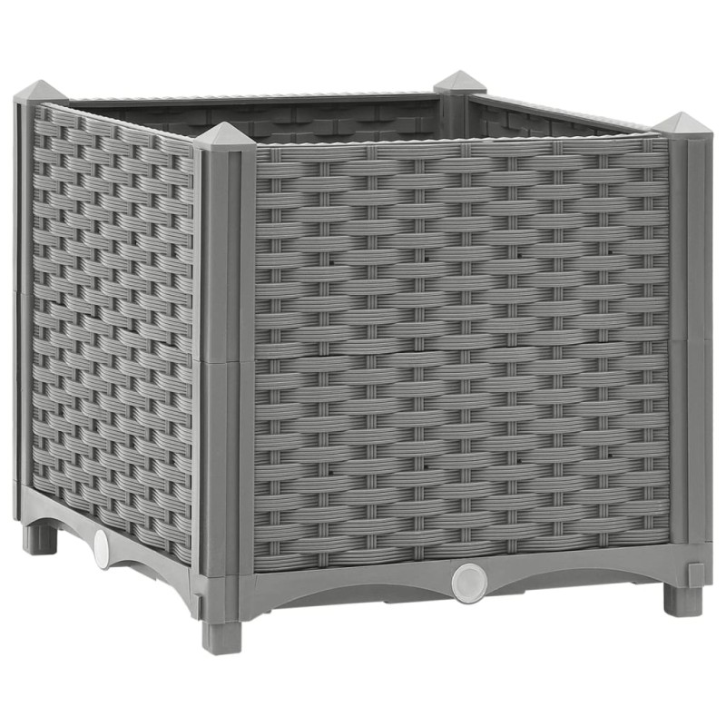 vidaXL Arriate polipropileno 40x40x38 cm vidaXL Arriate polipropileno 40x40x38 cm