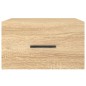vidaXL Mesitas de noche de pared 2 uds color roble Sonoma 35x35x20 cm vidaXL Mesitas de noche de pared 2 uds color roble Sonoma 35x35x20 cm