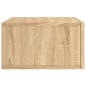vidaXL Mesitas de noche de pared 2 uds color roble Sonoma 35x35x20 cm vidaXL Mesitas de noche de pared 2 uds color roble Sonoma 35x35x20 cm