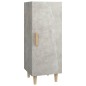 vidaXL Aparador de madera contrachapada gris hormigón 34,5x34x90 cm vidaXL Aparador de madera contrachapada gris hormigón 34,5x34x90 cm