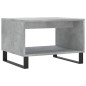 vidaXL Mesa de centro madera de ingeniería gris hormigón 60x50x40 cm