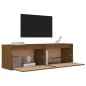 vidaXL Armario de pared 2 uds madera de pino marrón miel 60x30x35 cm vidaXL Armario de pared 2 uds madera de pino marrón miel 60x30x35 cm