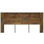 vidaXL Mueble cabecero color roble ahumado 220x18,5x104,5 cm vidaXL Mueble cabecero color roble ahumado 220x18,5x104,5 cm