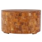 vidaXL Mesa de centro de madera maciza de teca 60x60x35 cm vidaXL Mesa de centro de madera maciza de teca 60x60x35 cm