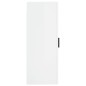 vidaXL Armario de pared blanco brillante 34,5x34x90 cm