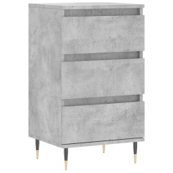 vidaXL Aparador madera de ingeniería gris hormigón 40x35x70 cm
