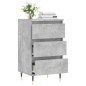 vidaXL Aparador madera de ingeniería gris hormigón 40x35x70 cm vidaXL Aparador madera de ingeniería gris hormigón 40x35x70 cm