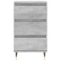 vidaXL Aparador madera de ingeniería gris hormigón 40x35x70 cm vidaXL Aparador madera de ingeniería gris hormigón 40x35x70 cm