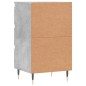vidaXL Aparador madera de ingeniería gris hormigón 40x35x70 cm vidaXL Aparador madera de ingeniería gris hormigón 40x35x70 cm