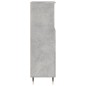 vidaXL Armario de baño madera contrachapada gris hormigón 30x30x100 cm vidaXL Armario de baño madera contrachapada gris hormigón 30x30x100 cm