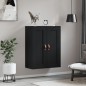 vidaXL Armario de pared madera de ingeniería negro 69,5x34x90 cm vidaXL Armario de pared madera de ingeniería negro 69,5x34x90 cm