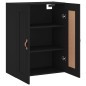 vidaXL Armario de pared madera de ingeniería negro 69,5x34x90 cm vidaXL Armario de pared madera de ingeniería negro 69,5x34x90 cm