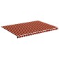 vidaXL Tela de repuesto para toldo naranja y marrón 5x3,5 m vidaXL Tela de repuesto para toldo naranja y marrón 5x3,5 m