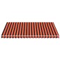 vidaXL Tela de repuesto para toldo naranja y marrón 5x3,5 m vidaXL Tela de repuesto para toldo naranja y marrón 5x3,5 m