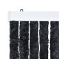 vidaXL Cortina mosquitera de chenilla gris antracita 100x220 cm vidaXL Cortina mosquitera de chenilla gris antracita 100x220 cm