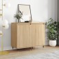 vidaXL Aparadores 2 uds madera de ingeniería roble Sonoma 40x35x70 cm