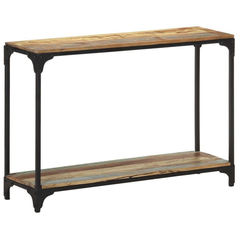 vidaXL Mesa consola de madera maciza reciclada 110x30x75 cm vidaXL Mesa consola de madera maciza reciclada 110x30x75 cm