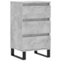 vidaXL Aparador madera de ingeniería gris hormigón 40x35x70 cm vidaXL Aparador madera de ingeniería gris hormigón 40x35x70 cm