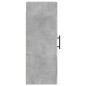 vidaXL Armario de pared madera ingeniería gris hormigón 34,5x34x90 cm vidaXL Armario de pared madera ingeniería gris hormigón 34,5x34x90 cm