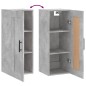 vidaXL Armario de pared madera ingeniería gris hormigón 34,5x34x90 cm vidaXL Armario de pared madera ingeniería gris hormigón 34,5x34x90 cm