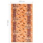 vidaXL Alfombra de pasillo BCF terracota 100x200 cm vidaXL Alfombra de pasillo BCF terracota 100x200 cm