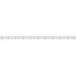 vidaXL Cerca de alambre con pinchos de anclaje gris antracita 0,8x25 m