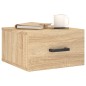 vidaXL Mesitas de noche de pared 2 uds color roble Sonoma 35x35x20 cm vidaXL Mesitas de noche de pared 2 uds color roble Sonoma 35x35x20 cm