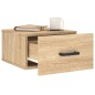 vidaXL Mesitas de noche de pared 2 uds color roble Sonoma 35x35x20 cm vidaXL Mesitas de noche de pared 2 uds color roble Sonoma 35x35x20 cm