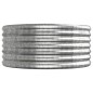vidaXL Jardinera arriate acero recubrimiento polvo plata 440x80x36 cm vidaXL Jardinera arriate acero recubrimiento polvo plata 440x80x36 cm