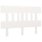 vidaXL Cabecero de cama madera maciza de pino blanco 183,5x3x81 cm vidaXL Cabecero de cama madera maciza de pino blanco 183,5x3x81 cm