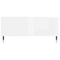 vidaXL Mesa de centro madera contrachapada blanco brillo 80x80x36,5 cm vidaXL Mesa de centro madera contrachapada blanco brillo 80x80x36,5 cm