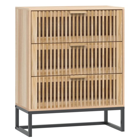 vidaXL Aparador de madera contrachapada 60x30x75 cm