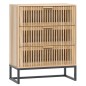 vidaXL Aparador de madera contrachapada 60x30x75 cm vidaXL Aparador de madera contrachapada 60x30x75 cm