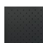 vidaXL Biombo divisor de 3 paneles acero negro 120x180 cm vidaXL Biombo divisor de 3 paneles acero negro 120x180 cm