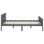 vidaXL Estructura de cama madera maciza de pino gris 120x200 cm vidaXL Estructura de cama madera maciza de pino gris 120x200 cm